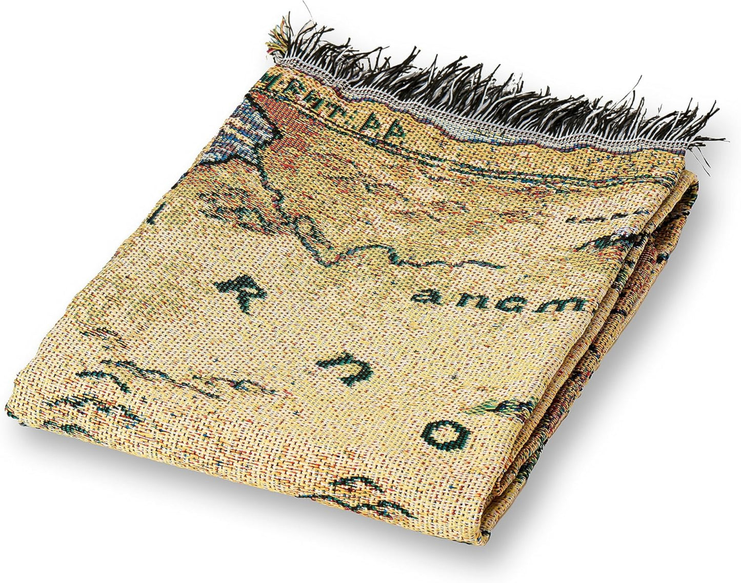 100% Wool Hand Made Middle Earth Blanket