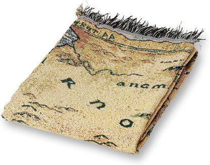 100% Wool Hand Made Middle Earth Blanket
